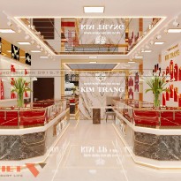 Ấn tượng với thiết kế tiệm vàng Kim Trang